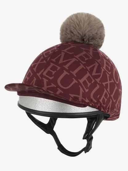 LeMieux Pom Hat Silk Fleur AW23 - Merlot -