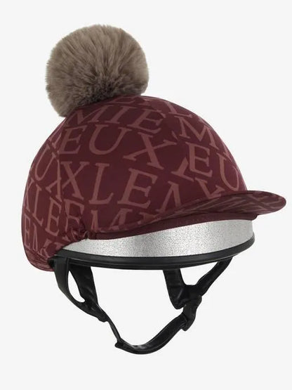 LeMieux Pom Hat Silk Fleur AW23 - Merlot -