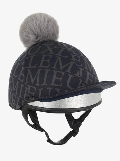 LeMieux Pom Hat Silk Fleur AW23 - Navy -