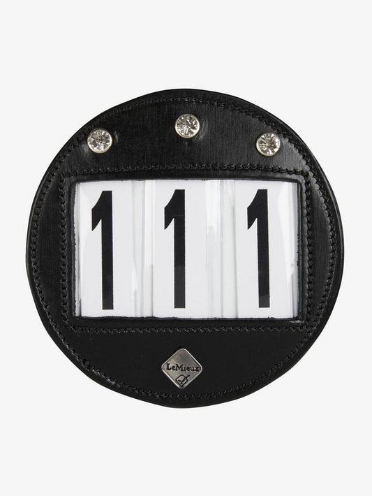 LeMieux Round Bridle Numbers With Diamante - Black - 