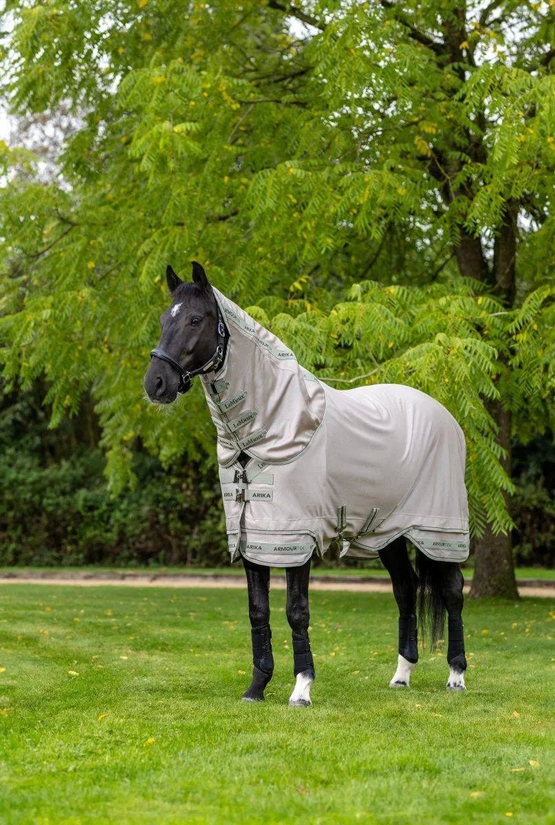 LeMieux SS24 Arika Armour-Tek Fly Rug - Stone / Fern - 5'6