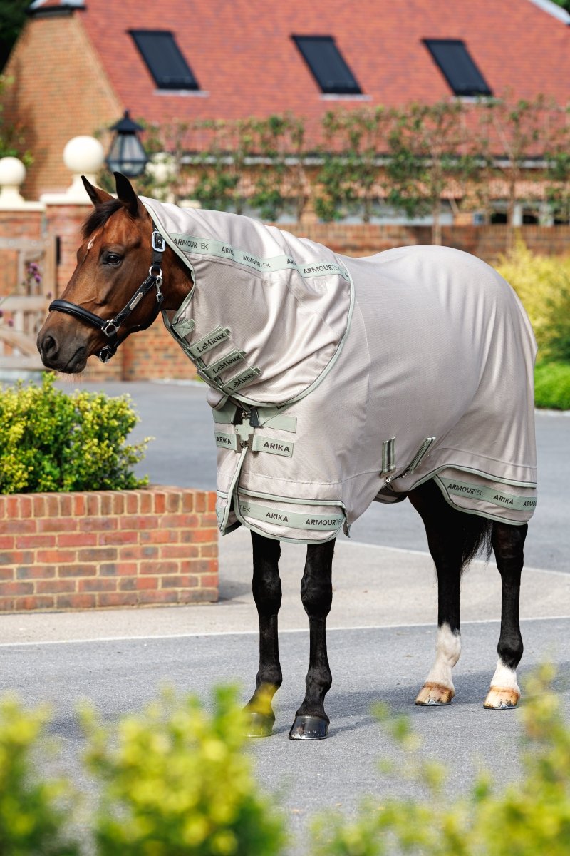 LeMieux SS24 Arika Armour-Tek Fly Rug - Stone / Fern - 5'6