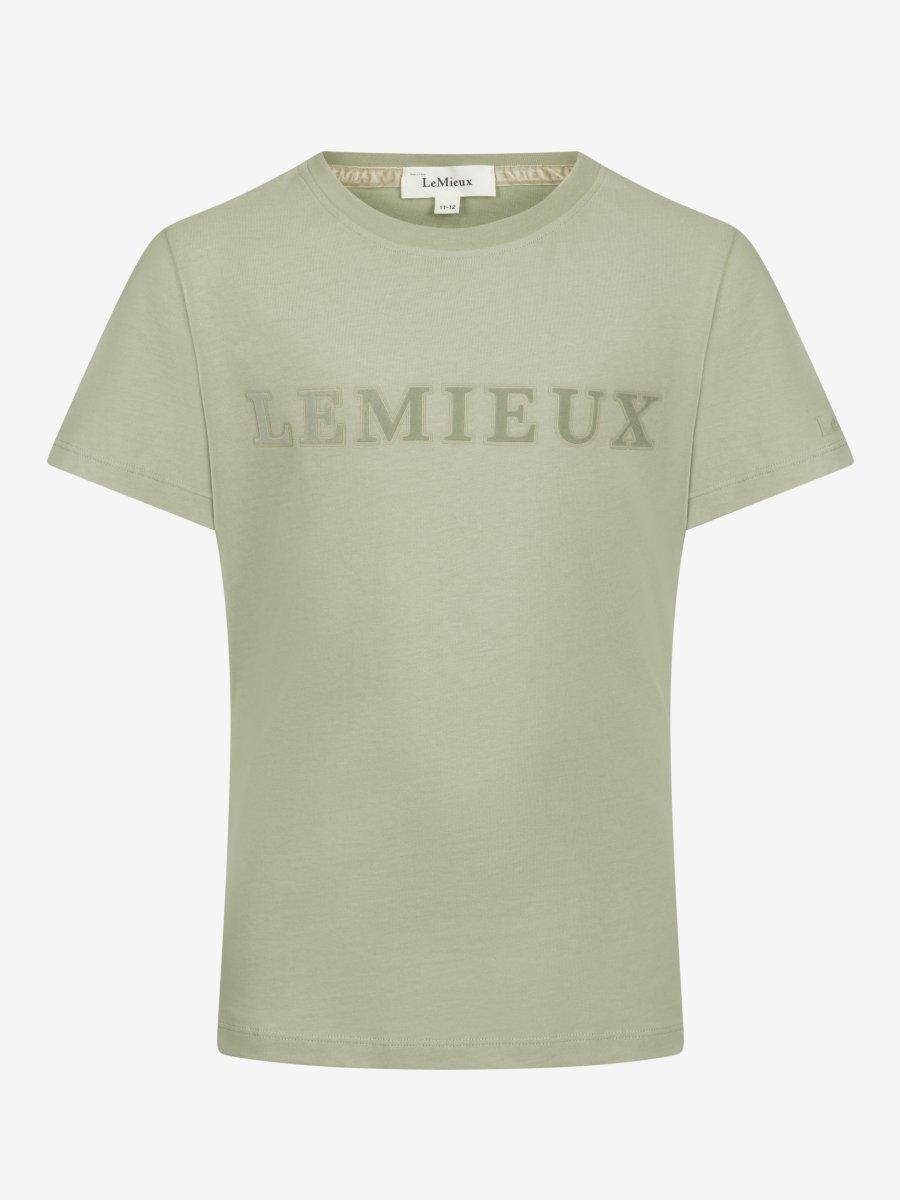 LeMieux SS24 Young Rider Arianna T-Shirt - Ecru - 7-8 years