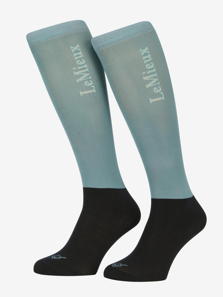 LeMieux SS25 Competition Socks 2 pack - Lagoon - Medium