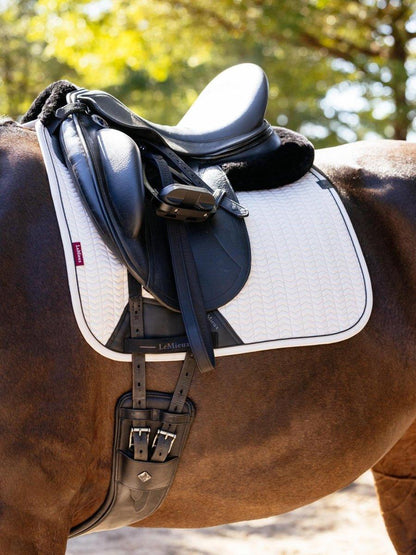 LeMieux SS25 Finesse Dressage Square - Stone - Small/Medium