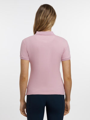 LeMieux SS25 Ladies Classique Polo Shirt - Blossom - UK 6