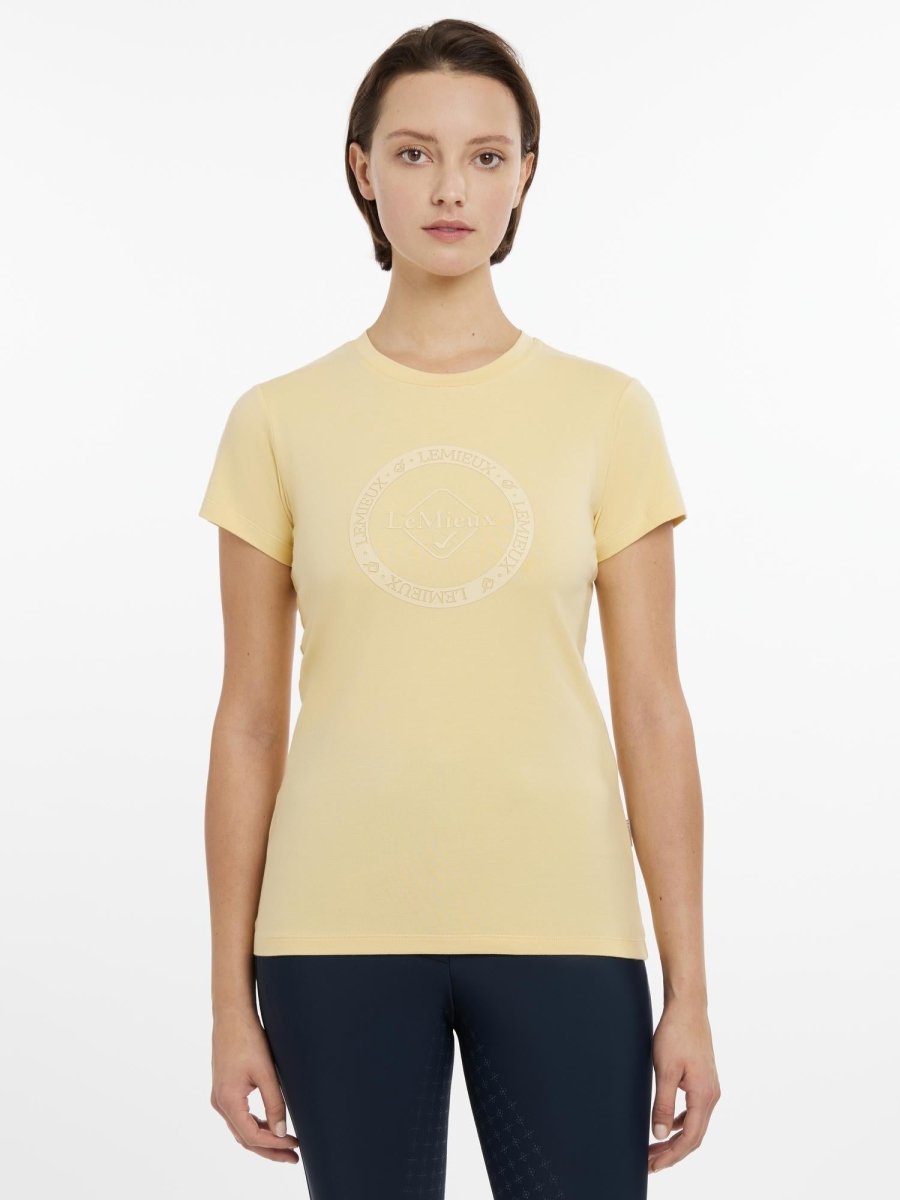 LeMieux SS25 Ladies Classique T-Shirt - Mimosa - UK 6