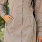 LeMieux SS25 Ladies Grace Long Rain Jacket - Pecan - UK 10