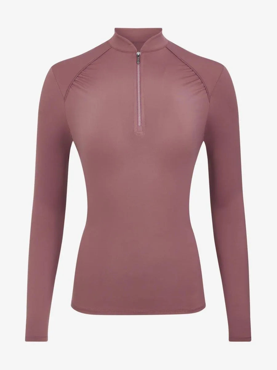 LeMieux SS25 Ladies Heyden Lightweight Base Layer - Rosewood - UK 6