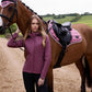 LeMieux SS25 Ladies Isla Short Waterproof Jacket - Rosewood - UK 10