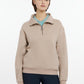 LeMieux SS25 Ladies Keira Quarter Neck Sweat - Almond - UK 6