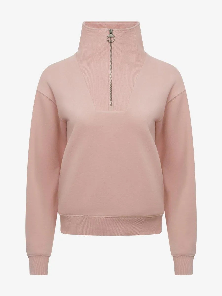 LeMieux SS25 Ladies Keira Quarter Neck Sweat - Almond - UK 6