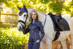 LeMieux SS25 Loire Classic Dressage Square - Dusk Blue - Large