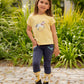 LeMieux SS25 Mini Alex Tee - Mimosa - 3 - 4 Years