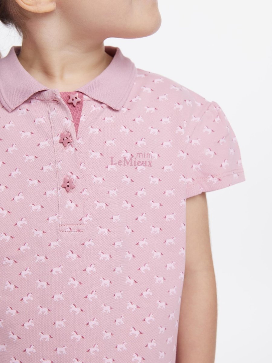 LeMieux SS25 Mini Polo Shirt - Blossom - 3 - 4 Years