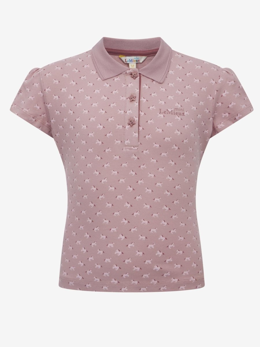 LeMieux SS25 Mini Polo Shirt - Blossom - 3 - 4 Years