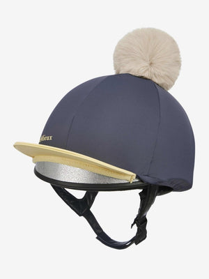 LeMieux SS25 Pom Hat Silk - Dusk Blue - One Size