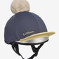 LeMieux SS25 Pom Hat Silk - Dusk Blue - One Size