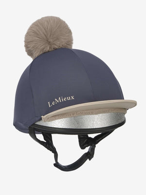 LeMieux SS25 Pom Hat Silk - Dusk Blue - One Size