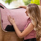 LeMieux SS25 Suede Dressage Square - Blossom - Large