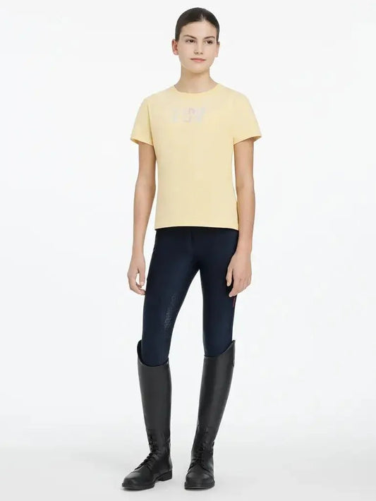 LeMieux SS25 Young Rider Arianna T-Shirt - Mimosa - 7 - 8 Years