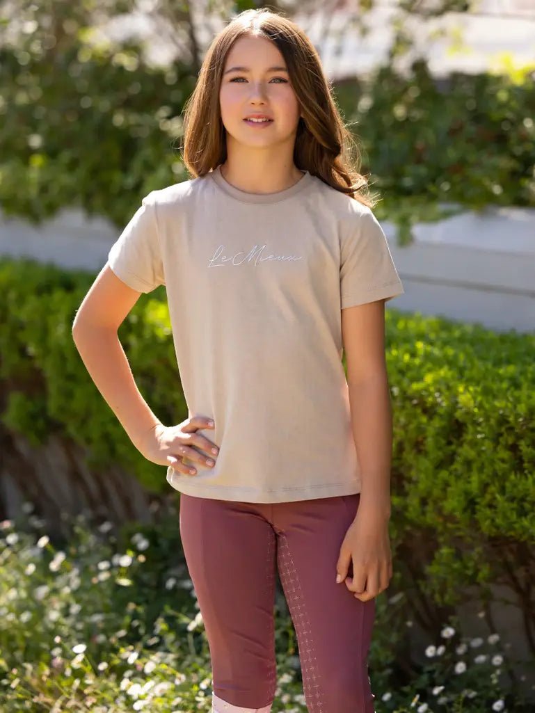 LeMieux SS25 Young Rider Arianna T-Shirt - Mimosa - 7 - 8 Years