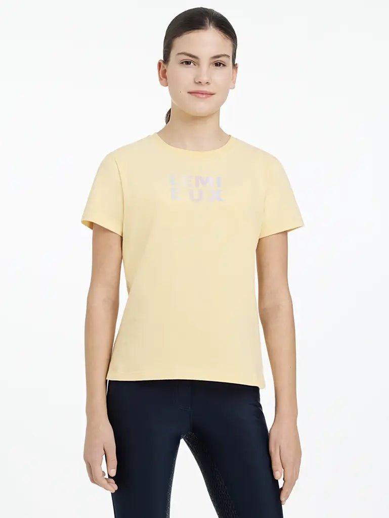 LeMieux SS25 Young Rider Arianna T-Shirt - Mimosa - 7 - 8 Years