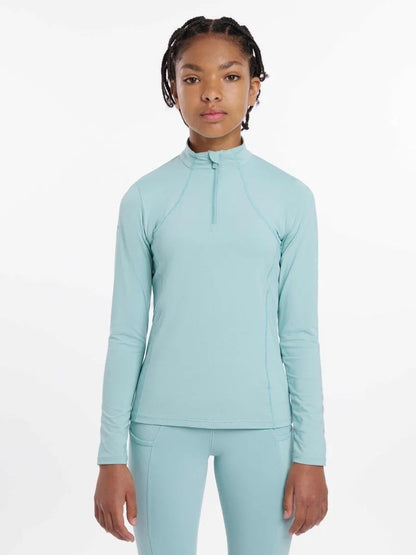 LeMieux SS25 Young Rider Base Layer - Aqua - 11 - 12 years