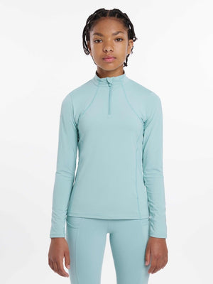 LeMieux SS25 Young Rider Base Layer - Aqua - 11 - 12 years