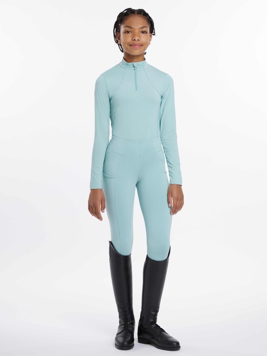 LeMieux SS25 Young Rider Base Layer - Aqua - 11 - 12 years