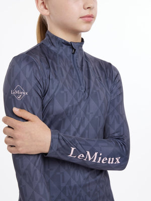 LeMieux SS25 Young Rider Clea Base Layer - Dusk Blue - 7 - 8 years