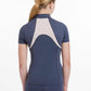 LeMieux SS25 Young Rider Short Sleeve Mia Mesh Base Layer - Dusk Blue - 11 - 12 years