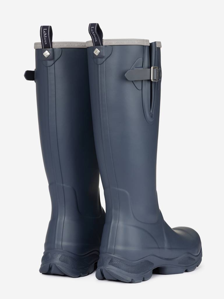 LeMieux Stride Wellington Boots - Navy - UK 4