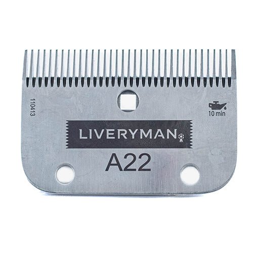 Liveryman Replacement Clipper Blade Set - Cutter and Comb - A22 - 1mm - 