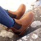 Moretta Modena Chelsea Boots - Tan - UK 4