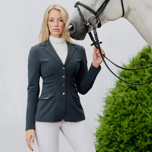 Pikeur Womens Isalie Competition Jacket - Dark Shadow - Ladies 8