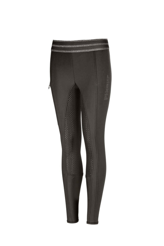 Pikeur Youth Ida Athleisure Full Grip Tights - Black Olive - 152