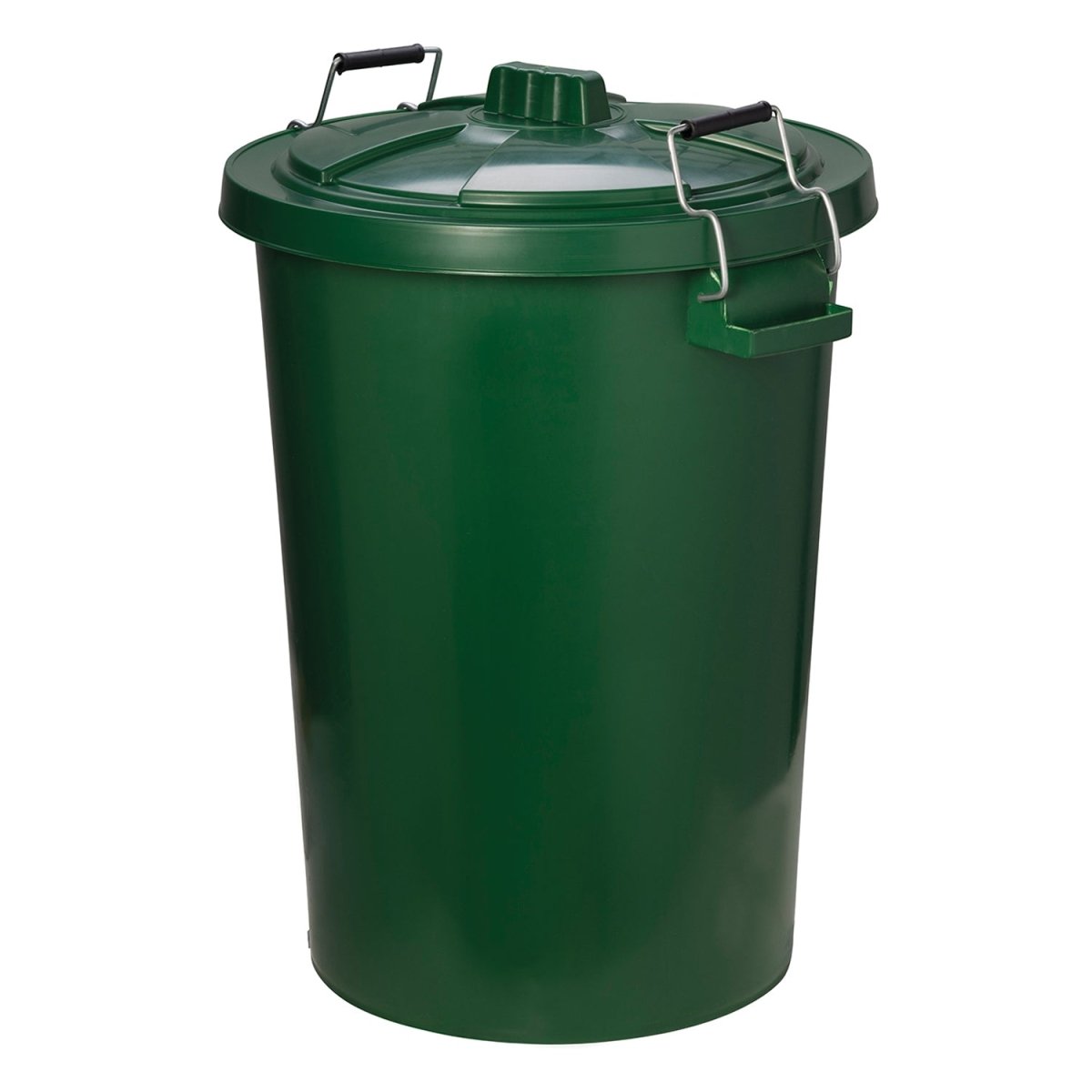 Prostable Dustbin C/W Locking Lid - Green - 90Lt