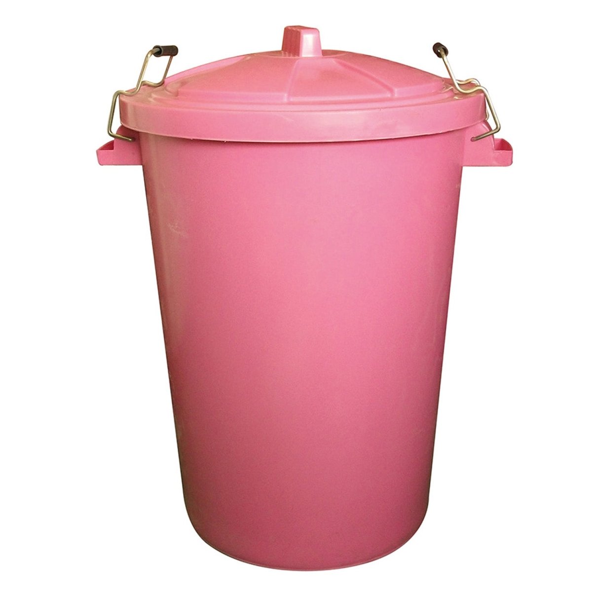 Prostable Dustbin C/W Locking Lid - Pink - 90Lt