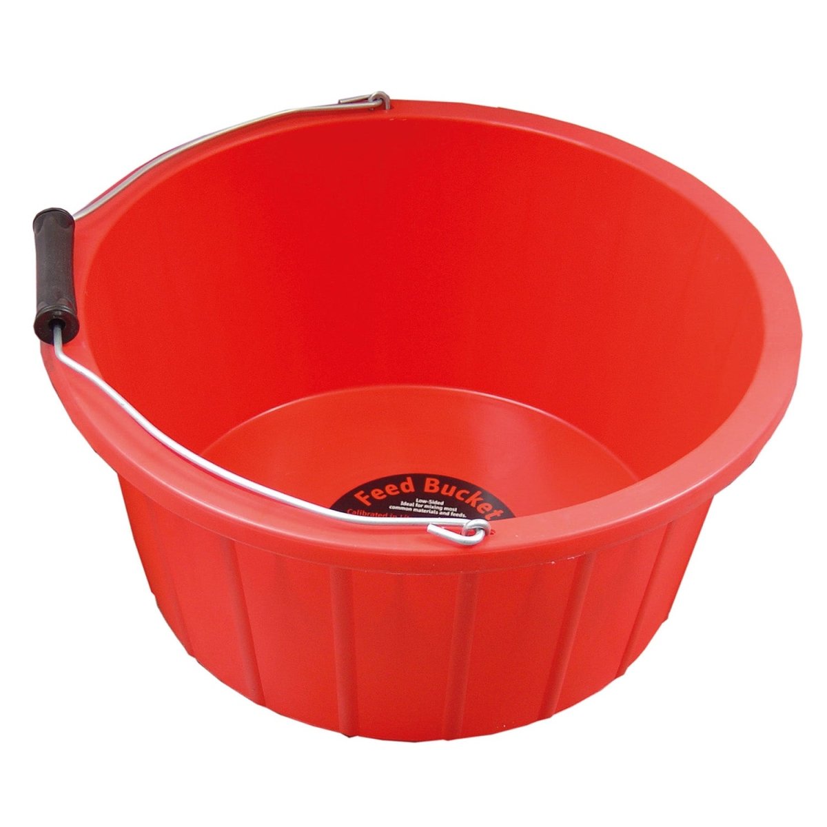 Prostable Feed Bucket 3 Gallon - Red - 3Gallon