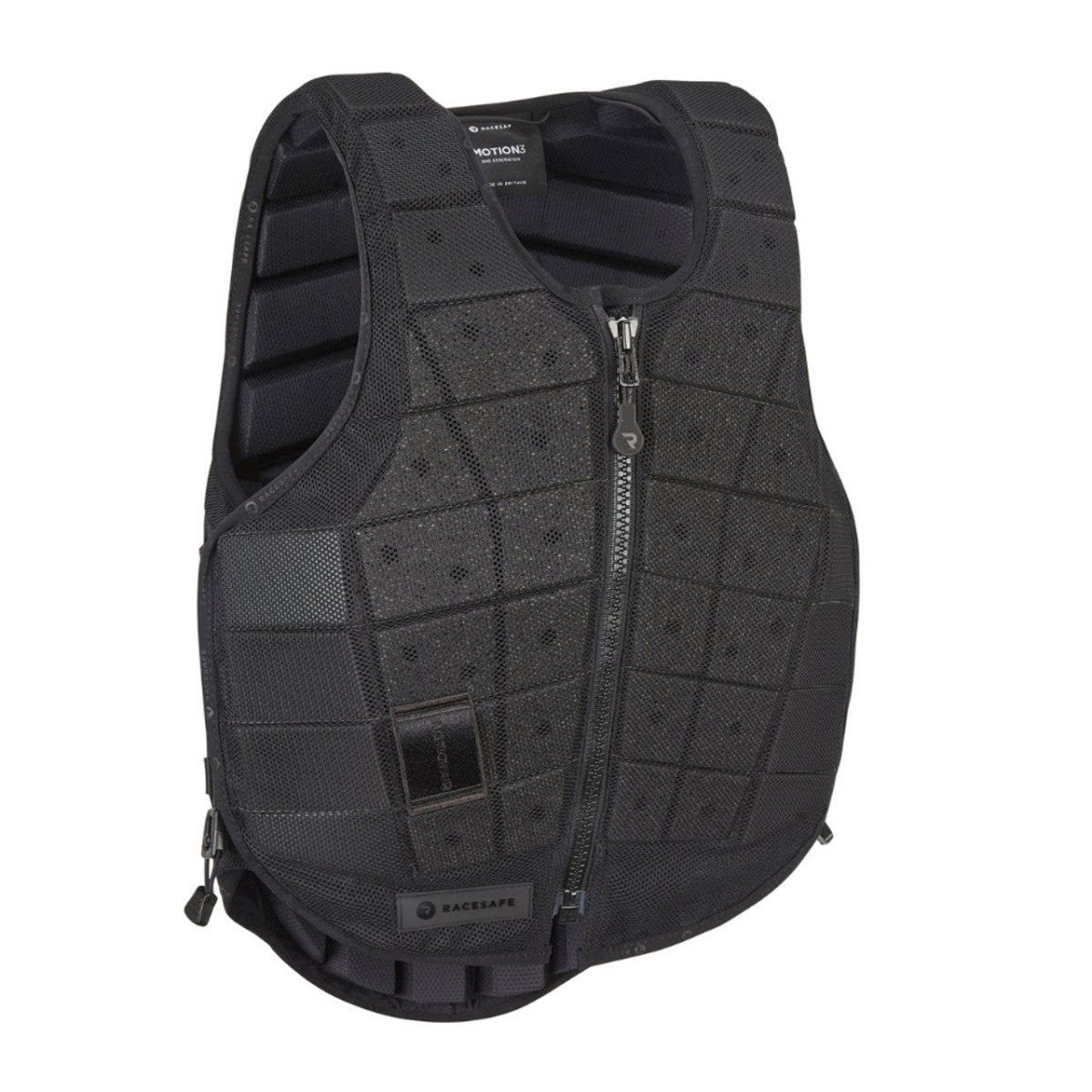 Racesafe Motion 3 Lightweight Body Protector - Adults - Black - Extra Small