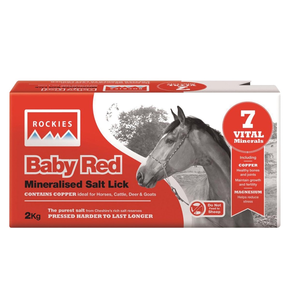 Rockies Baby Red Salt Lick - Red - 2Kg