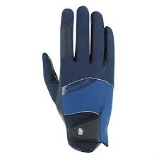 Roeckl Millero Riding Gloves - Navy - 6