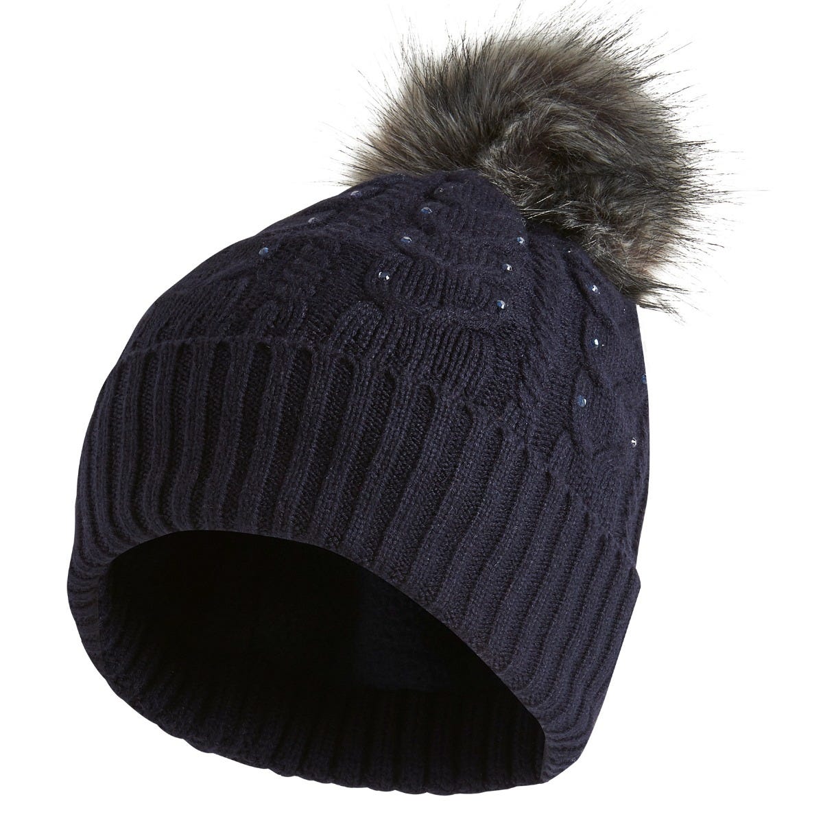 Schockemohle Crystal Beanie - Navy - 