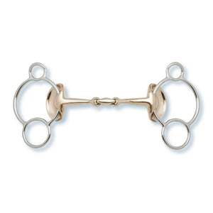 Stubben Golden Wings 3 Ring Gag - 4 1/2" -