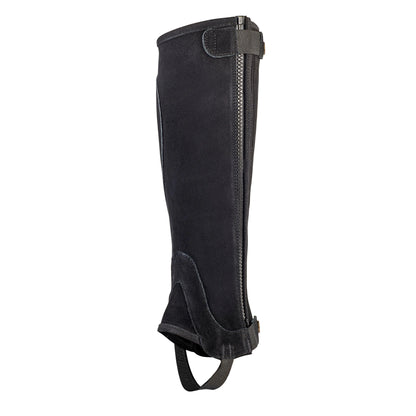 Moretta Suede Half Chaps - Adult - Black - L