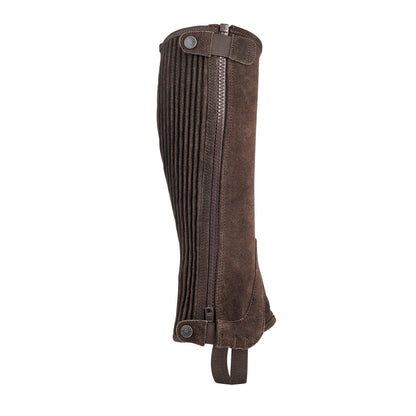 Moretta Suede Half Chaps - Adult - Black - L