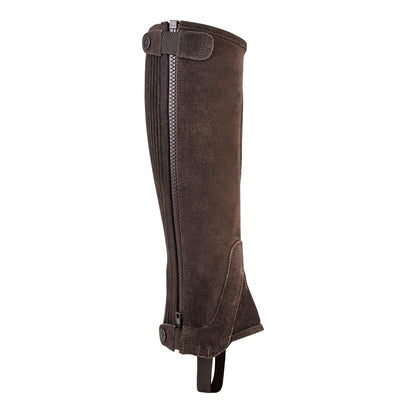 Moretta Suede Half Chaps - Adult - Black - L