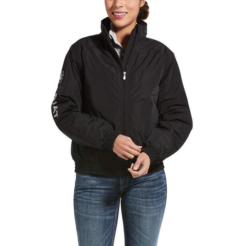 Ariat AW23 Ladies Insulated Stable Jacket - Black - Extra Small