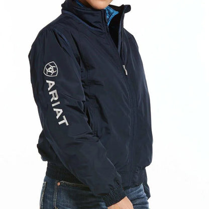 Ariat AW23 Ladies Insulated Stable Jacket - Navy - Extra Small